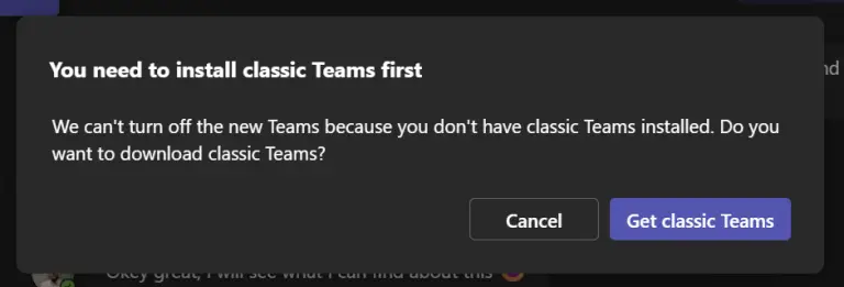 download teams classic